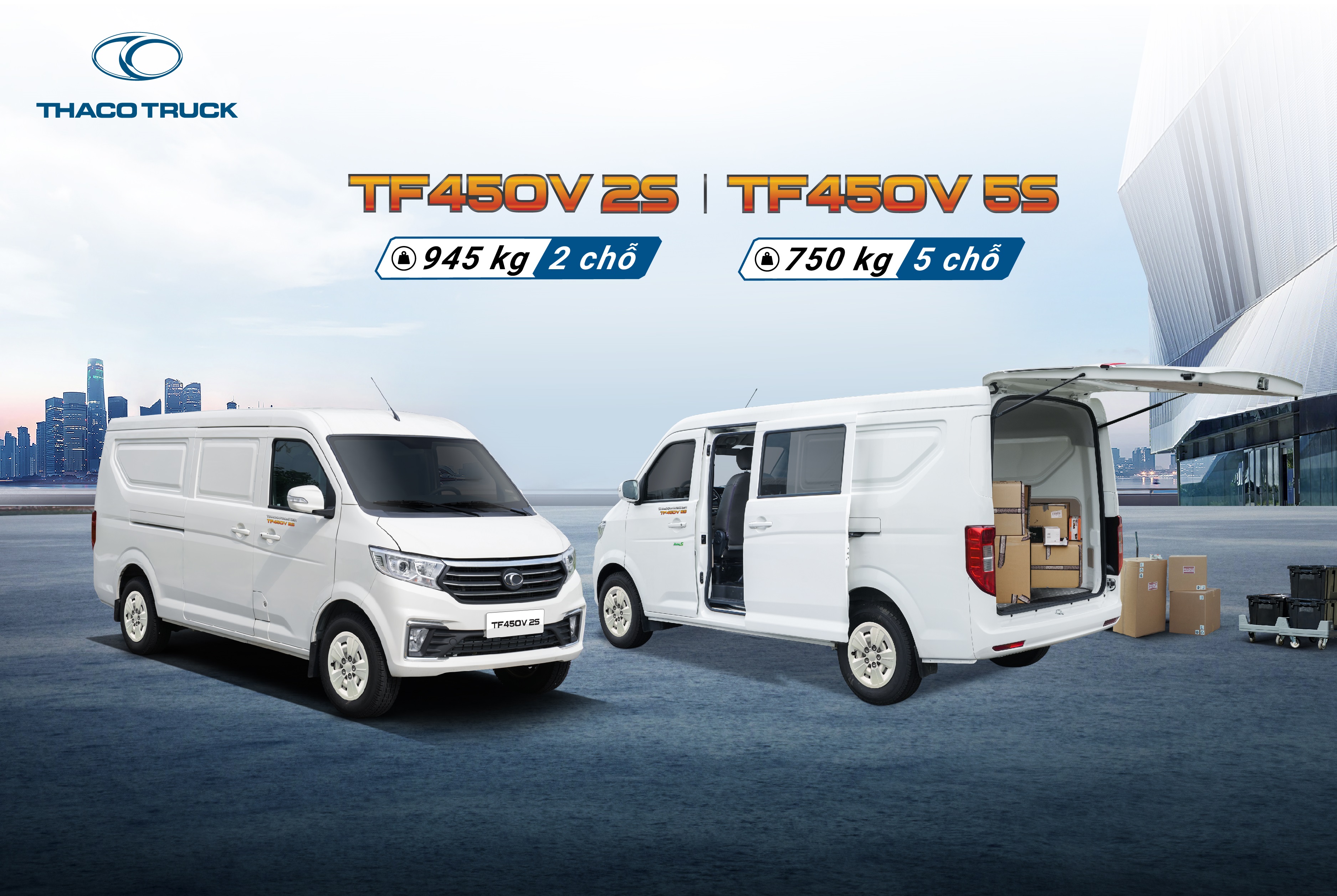 Xe Tải Van TF450-2S và TF450-5S